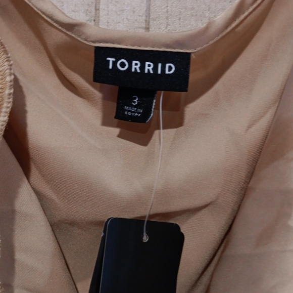 TORRID Satin Cowl Neck Short Sleeve Blouse Size 3x New - Picture 3 of 6